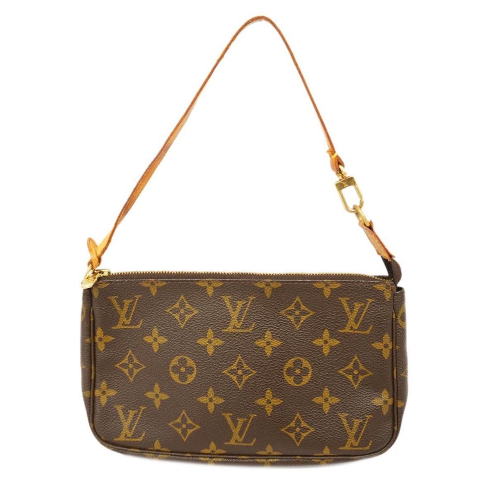 Louis Vuitton Pouch Monogram Pochette Accessoire M51980 Brown Ladies